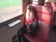 Рыжая в поезде